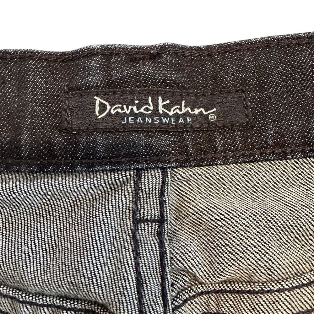 David Kahn Jeanswear Blue Denim CAPRI Jeans Womens Size 6 Zip Button - Picture 7 of 15